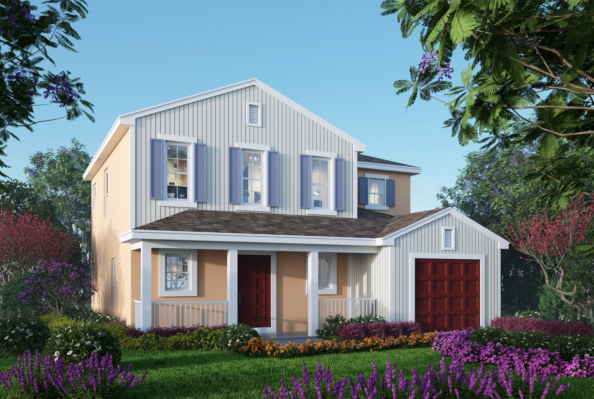 The Heron facade rendering