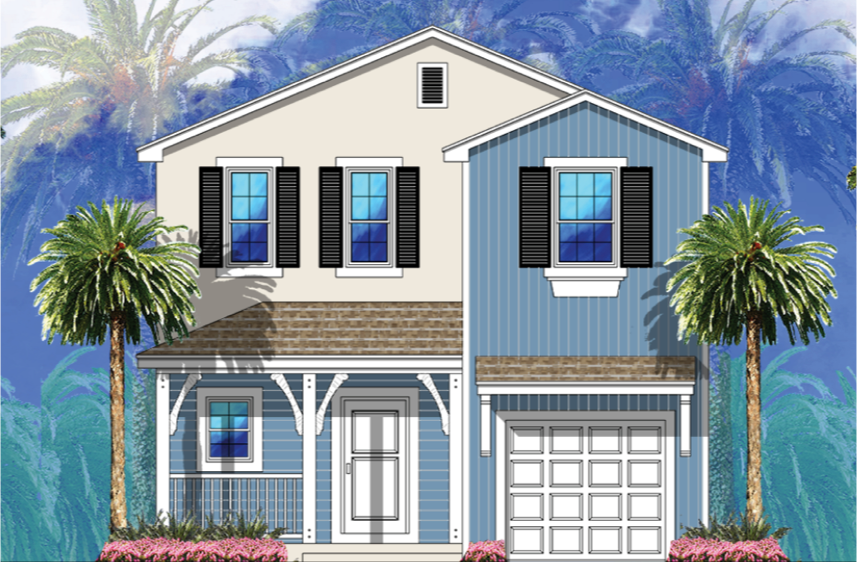 The Seabreeze facade rendering